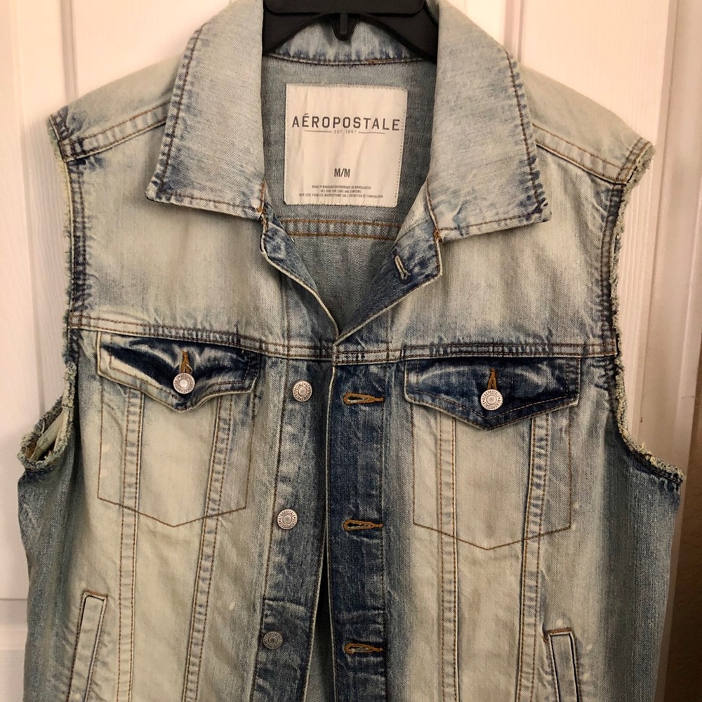 Aeropostal denim vest